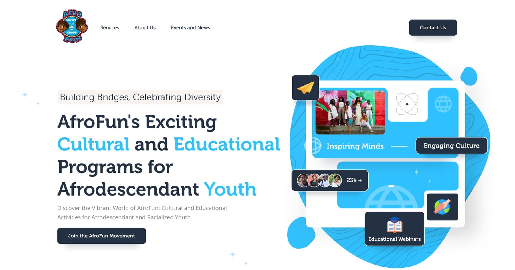 Brand Identity & Website for an Afrocentric Summer Camp