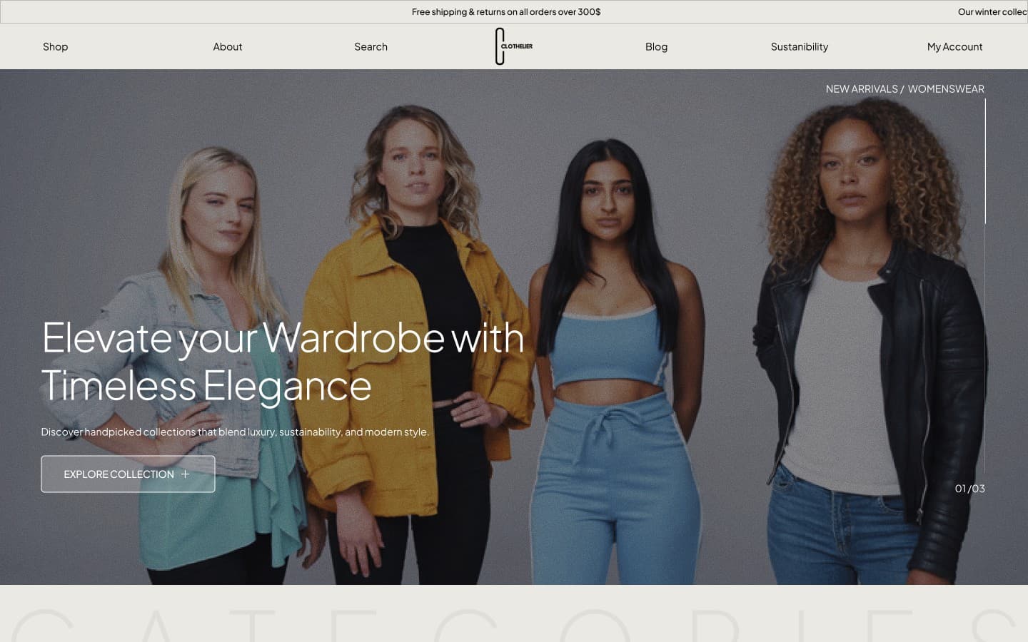 E-Commerce UI/UX Design for a Fashion Retailer