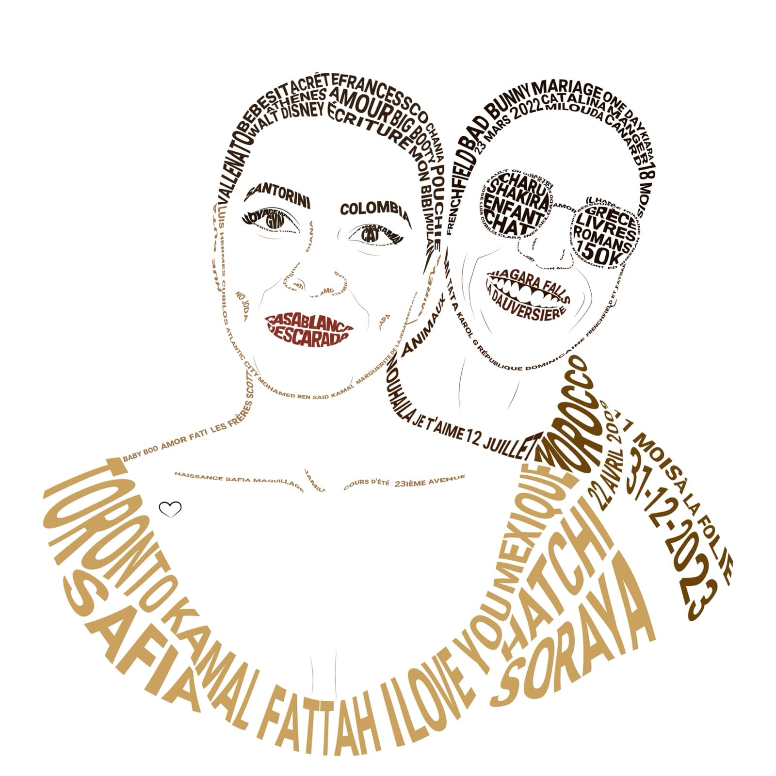 Typographic Portrait Design