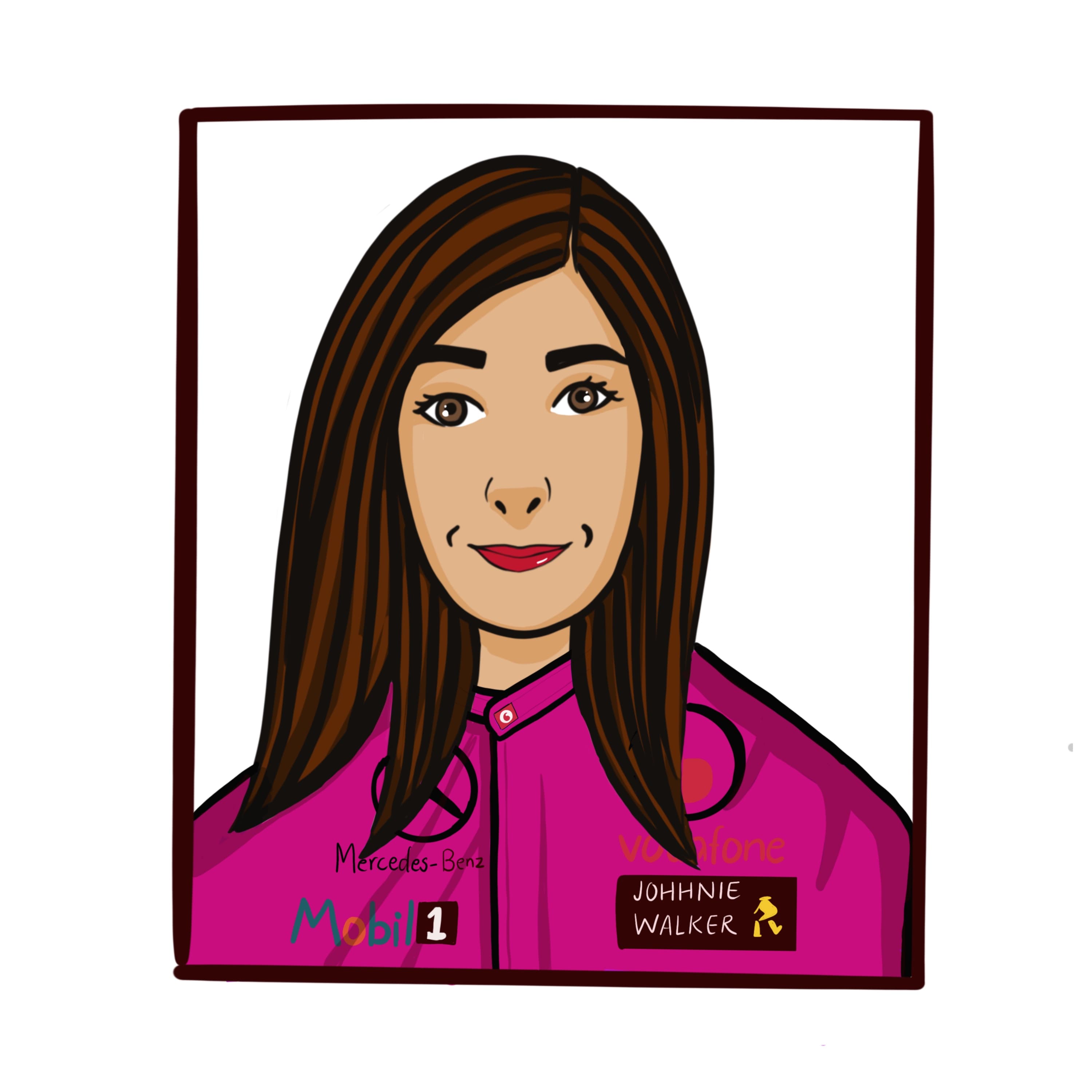 Illustrated F1 Racing Team Campaign for a Recruitment Agency