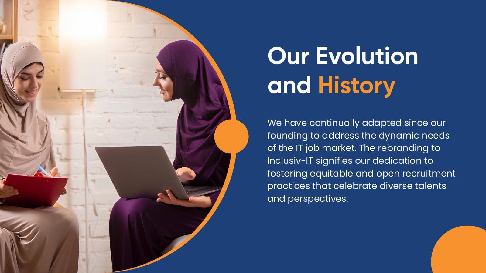 Inclusiv-IT presentation — Core Values slide