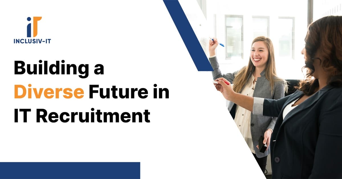 Inclusiv-IT social media graphic — building a diverse future in IT recruitment
