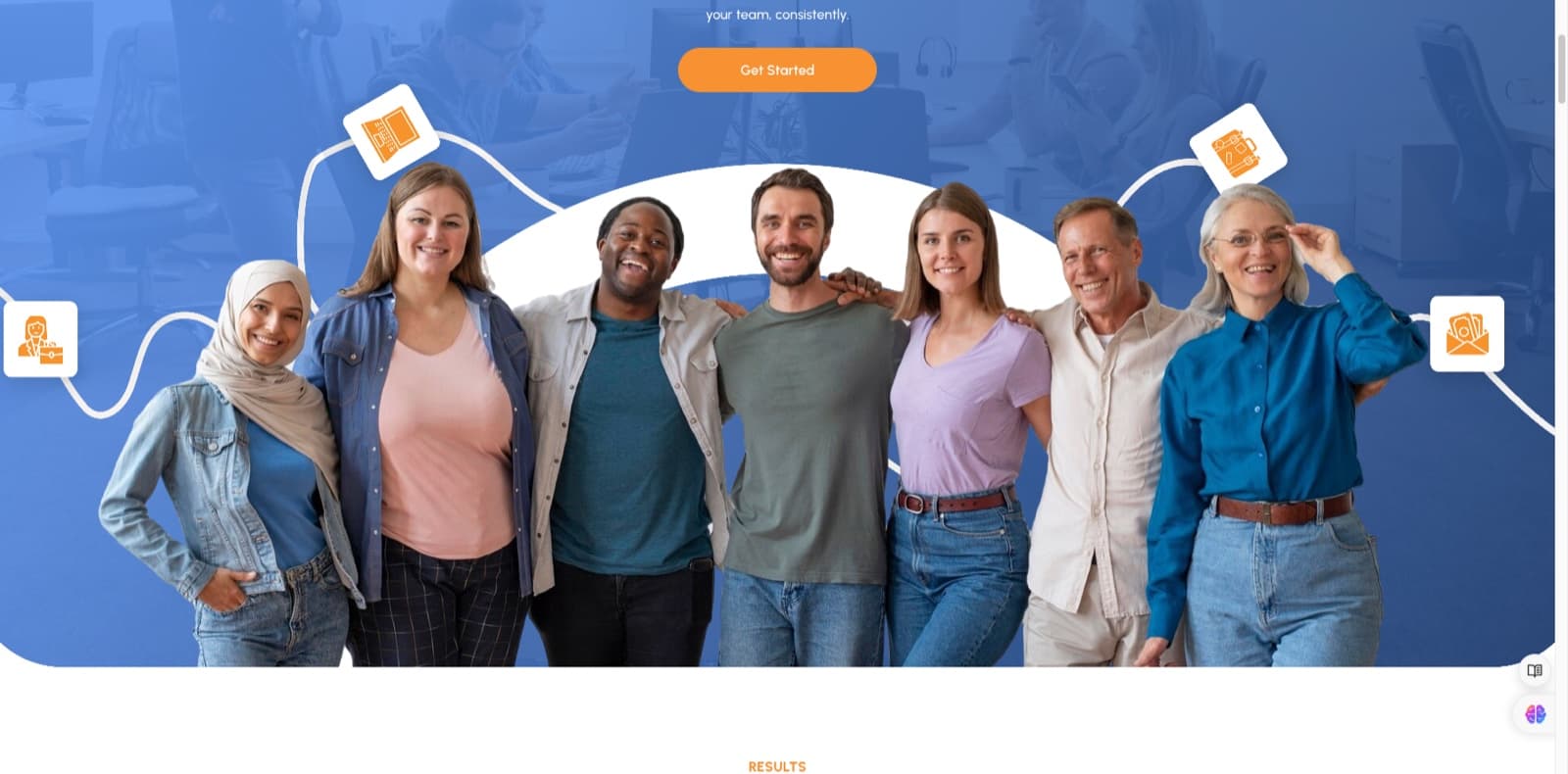 Inclusiv-IT website employer page for IT recruitment clients