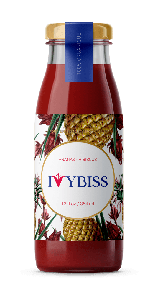 Ivybiss Blueberry hibiscus bottle