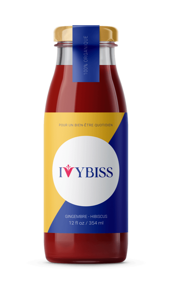 Ivybiss Ginger hibiscus bottle