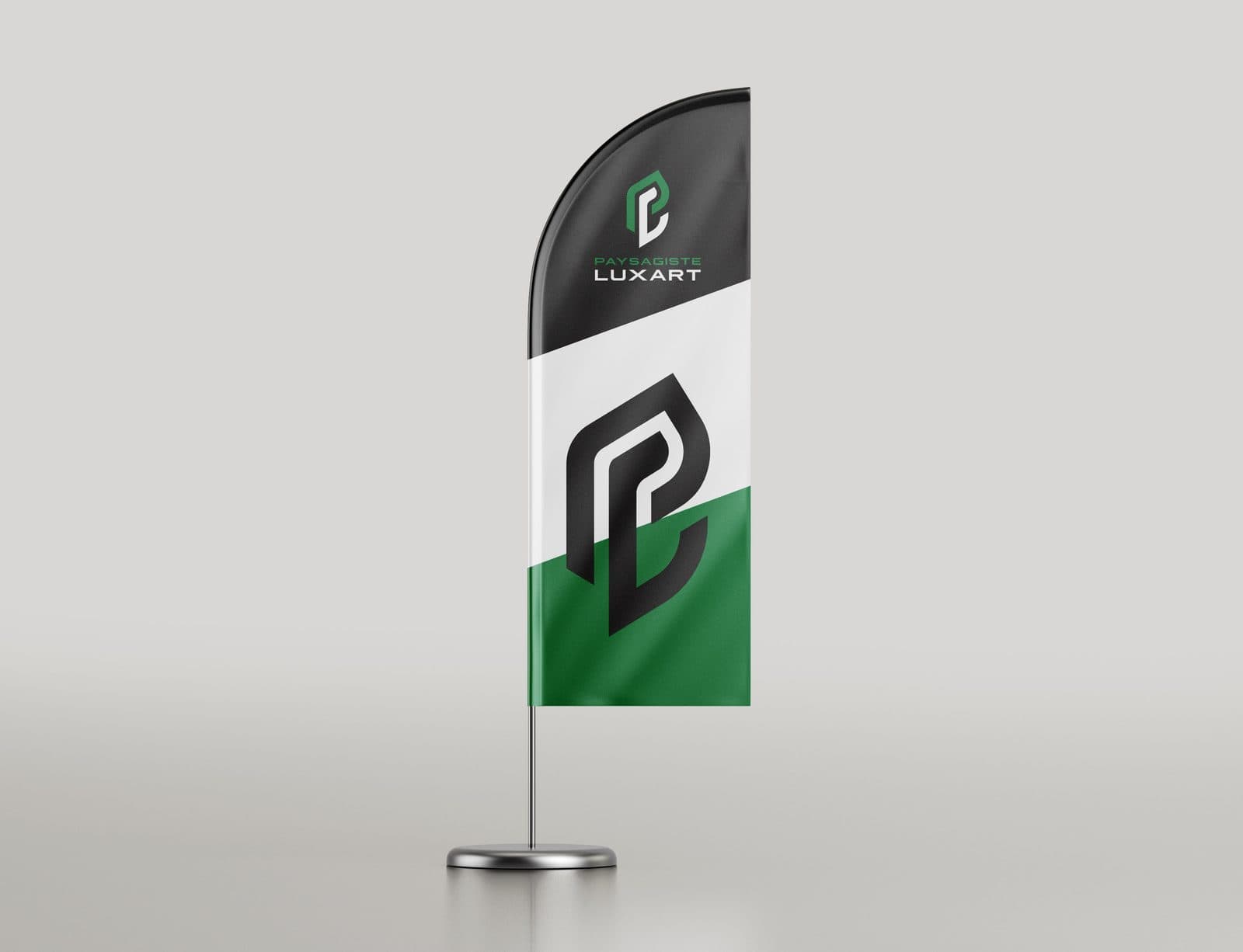 Paysagiste Luxart flag mockup