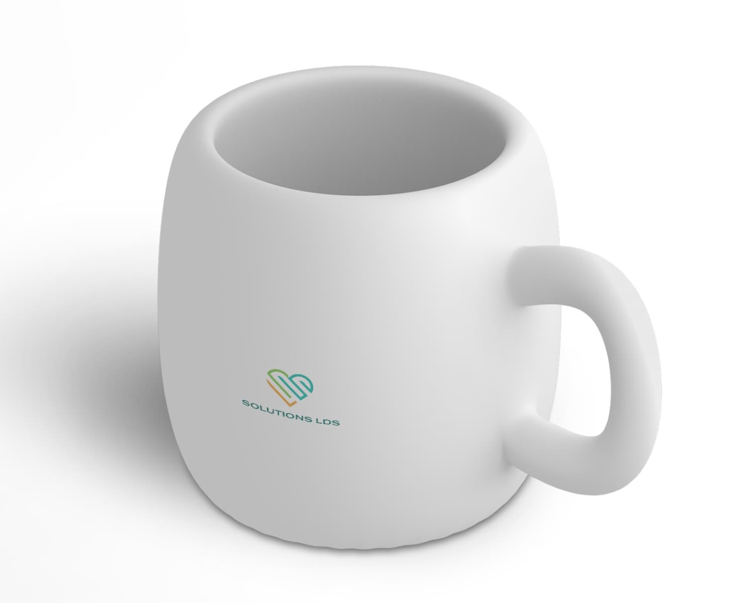 Solutions LDS branded mug mockup
