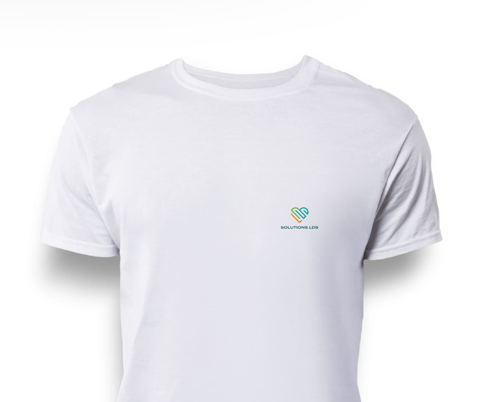 Solutions LDS branded t-shirt mockup