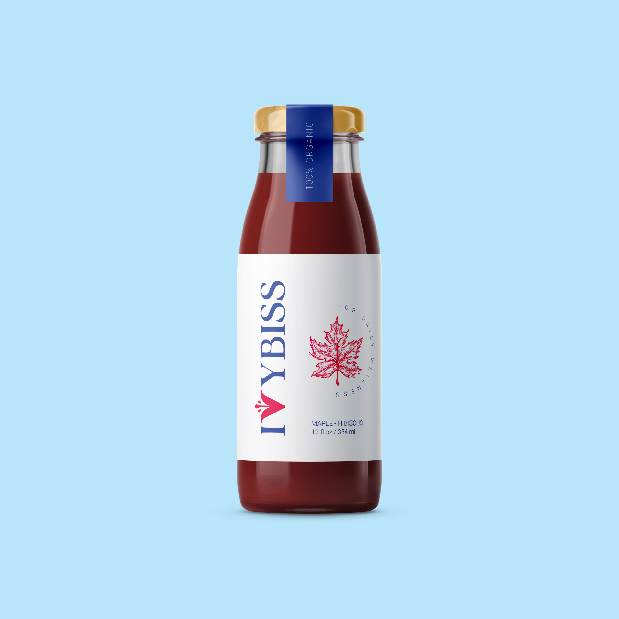 Ivybiss Maple Hibiscus Bottle Design