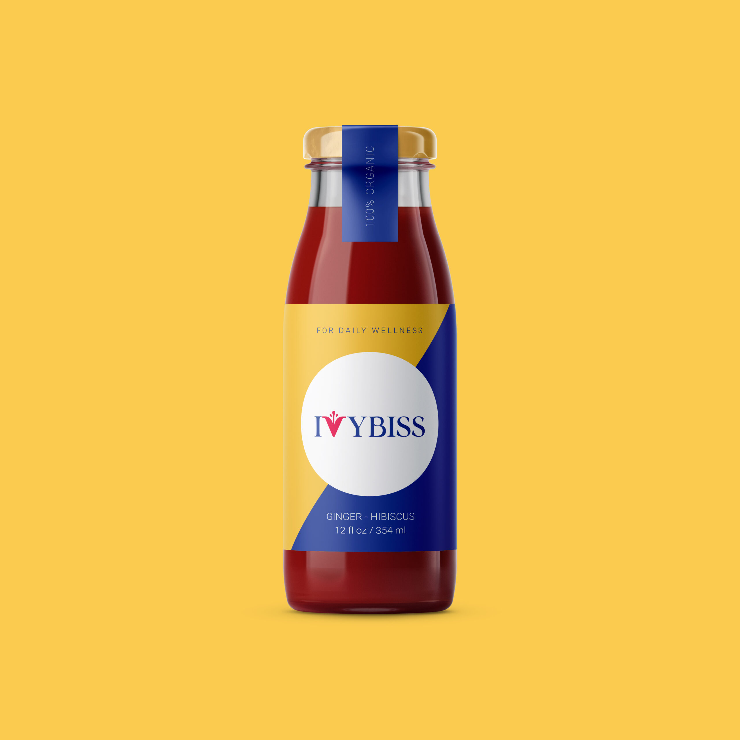 Ivybiss Ginger Hibiscus Bottle Design