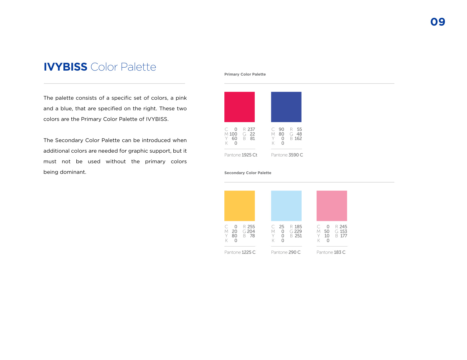 Ivybiss Brand Guide Book - Page 9 of 36